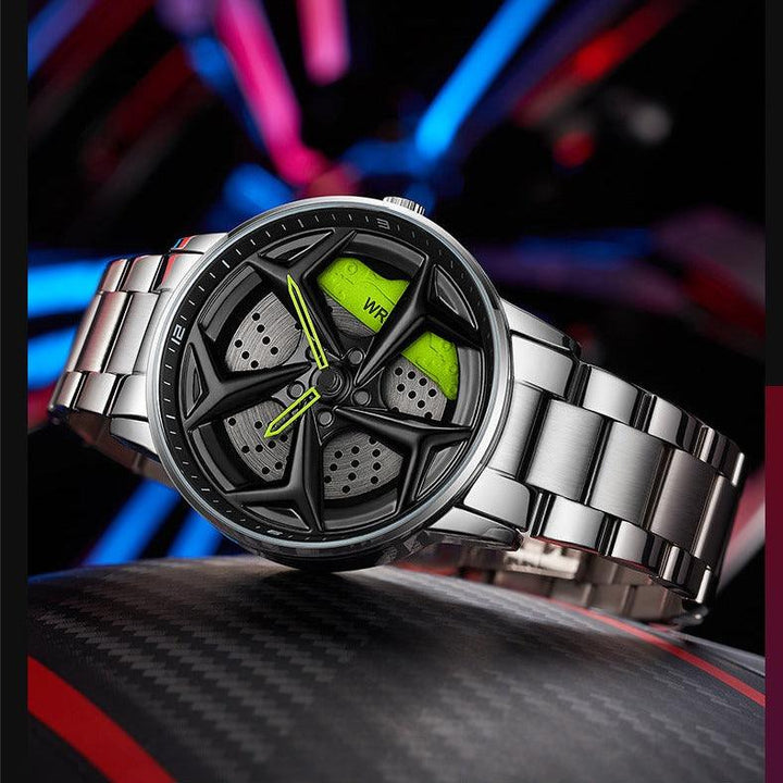 Elegant-sportlicher Herren-Chronograph mit robustem Edelstahlgehäuse, ideal als Herrenaccessoire.
