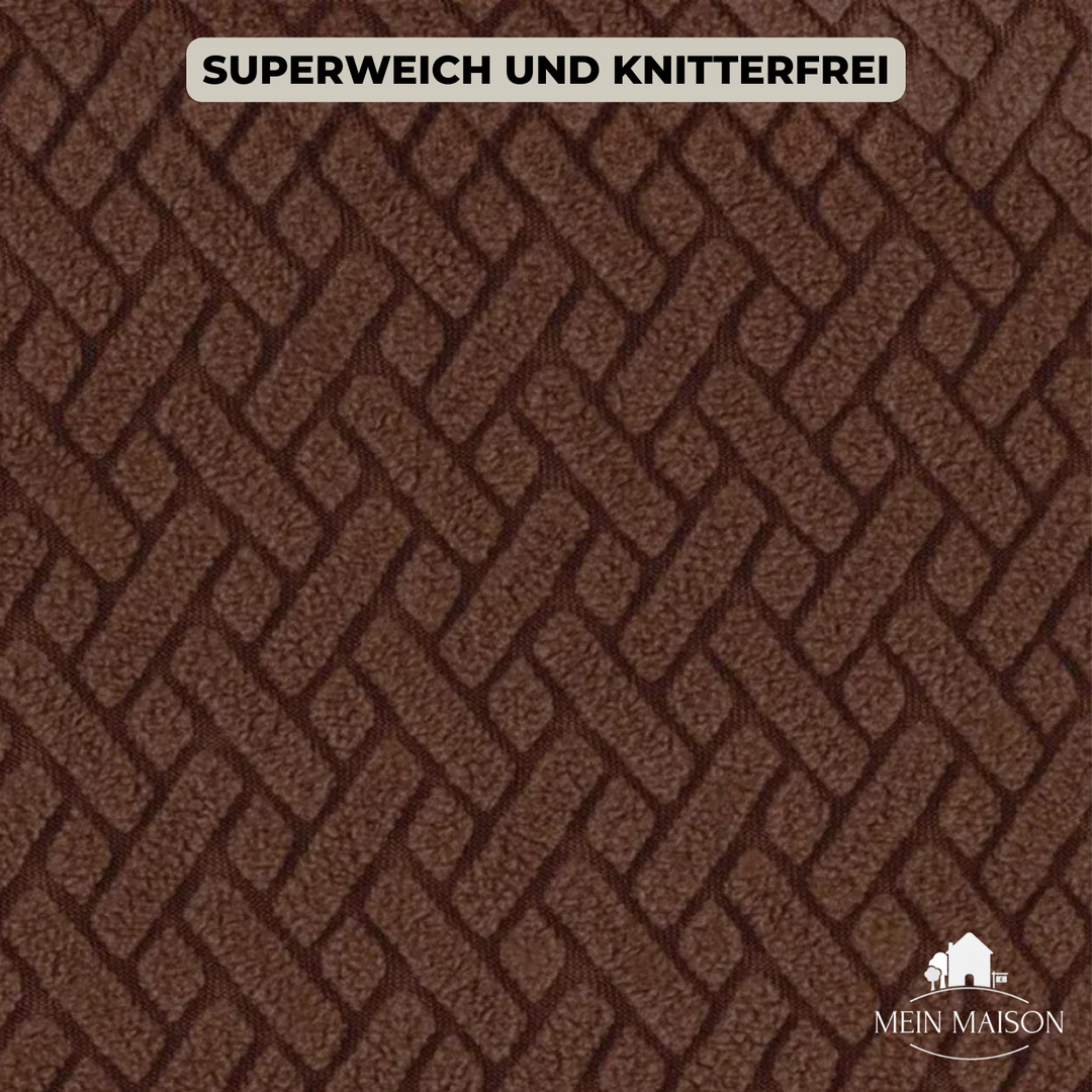 Graue Jacquard Stuhlhussen aus elastischem Polyester, idealer Möbelschutz & stilvolle Dekoration für Esszimmerstühle.