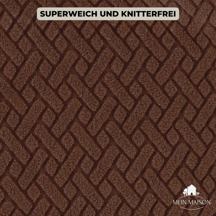 Graue Jacquard Stuhlhussen aus elastischem Polyester, idealer Möbelschutz & stilvolle Dekoration für Esszimmerstühle.