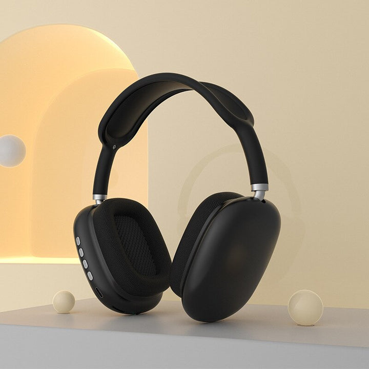 Leichte, faltbare Kopfhörer mit stilvollem Design, ideal für Musikgenuss und Komfort auf Reisen.