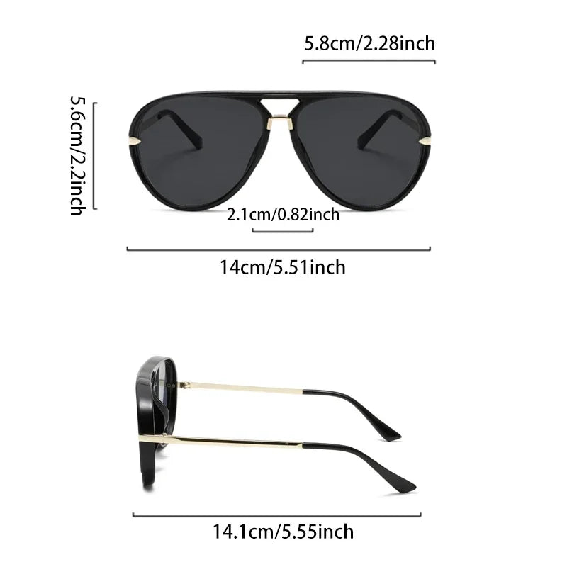 Zeitloses Unisex Piloten-Sonnenbrille als stilvolles Accessoire. Bietet UV-Schutz & klare Sicht für alle Outdoor-Aktivitäten.