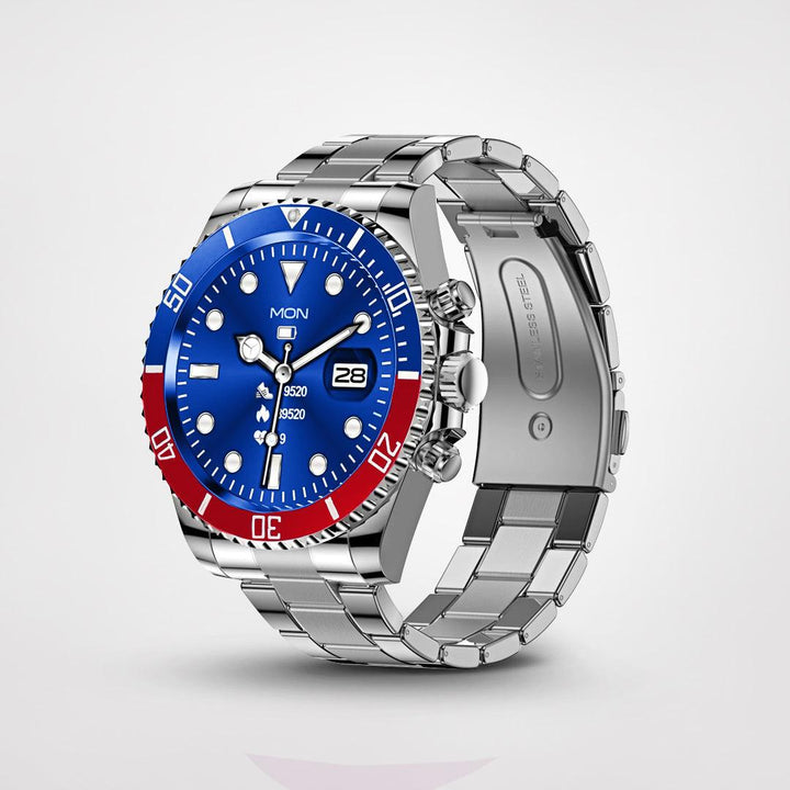 Fortschrittliche PowerFit Smartwatch, Bluetooth-Uhr mit smarten Benachrichtigungen. Digitaler Fitness-Tracker.