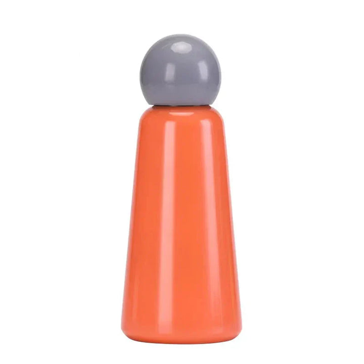Praktische 500ml Edelstahl-Mehrwegflasche, zweifarbig. Die stilvolle Wasserflasche für jede Gelegenheit.