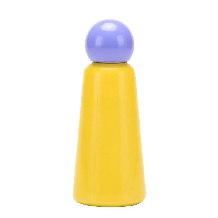 Robuste 500ml Edelstahlflasche, zweifarbig. Ideal als Mehrwegflasche für Sport, Büro und unterwegs.