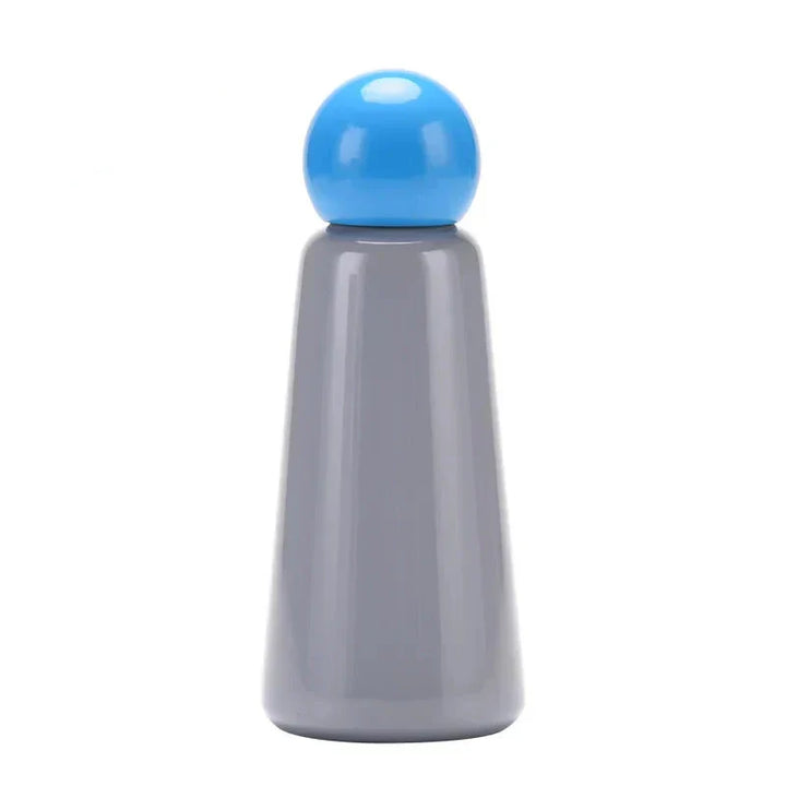 Umweltfreundliche 500ml Trinkflasche, Edelstahl, zweifarbig. Eine stilvolle und praktische Wahl für Wasser.
