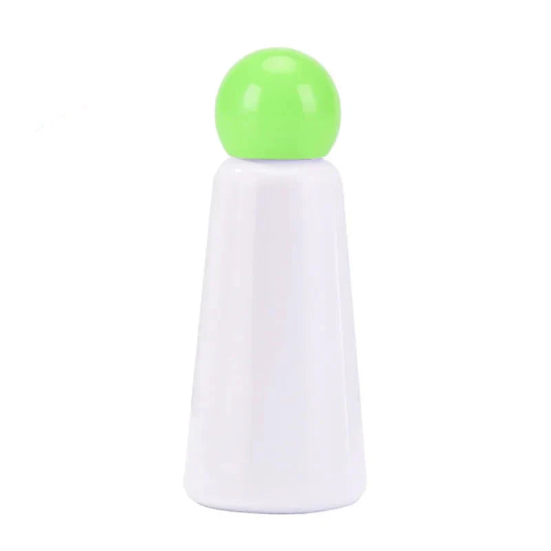 Design Trinkflasche 500ml aus Edelstahl, zweifarbig. Stilvolle Mehrwegflasche für Sport & Büro.