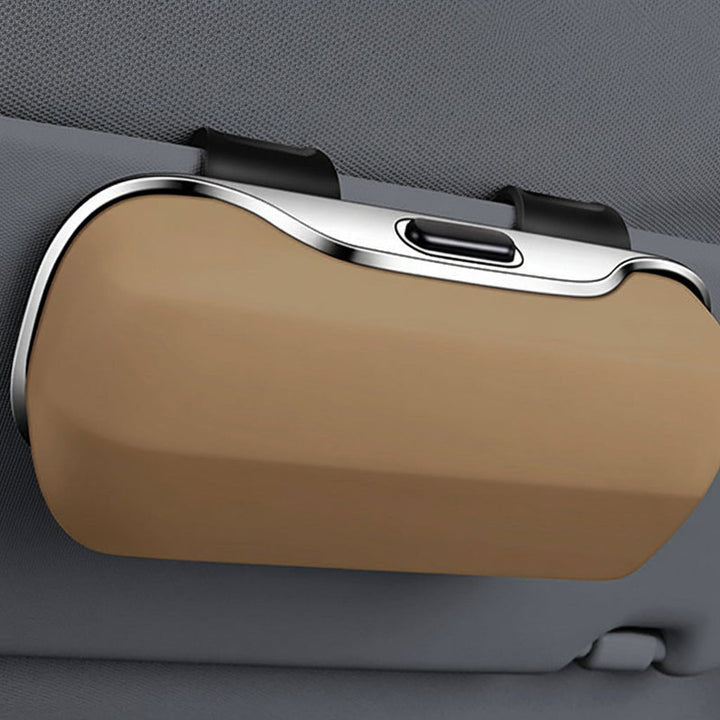 Kompaktes Sonnenbrillenetui als Auto Organizer, praktischer Brillenhalter für jeden Fahrzeugtyp.
