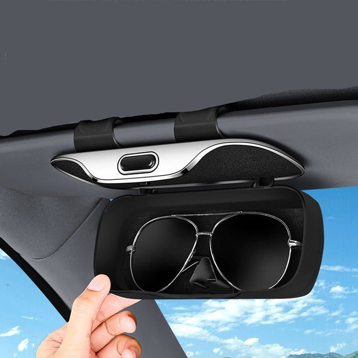 Elegantes Sonnenbrillenetui für das Auto, praktischer Brillenhalter zur Organisation des Fahrzeuginterieurs.