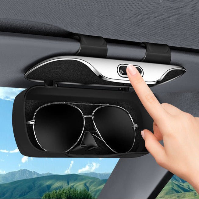 Hochwertiges Kunstleder Sonnenbrillenetui, stylischer Brillenhalter und Auto Organiser für Sonnenbrillen.