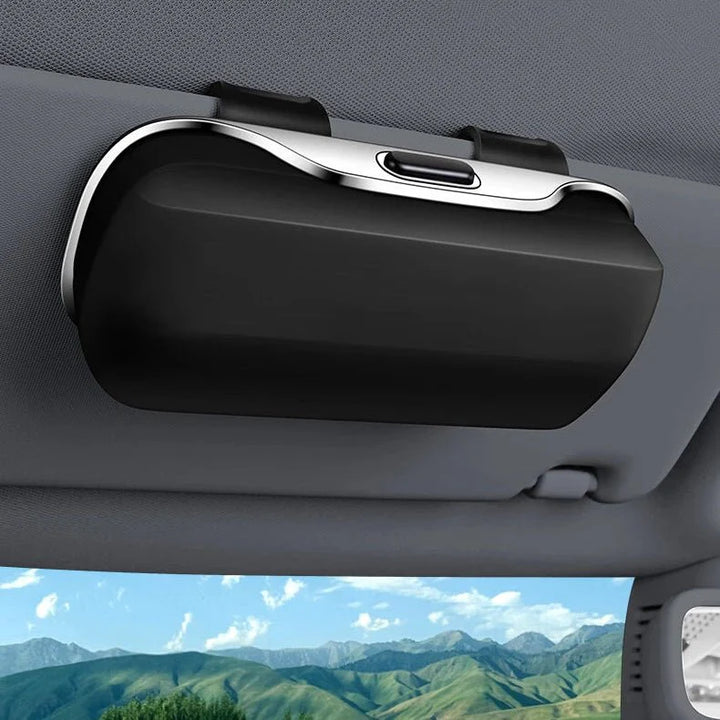 Universeller Sonnenbrillenhalter für Auto, sichere Aufbewahrung und schneller Zugriff auf Ihre Brille.