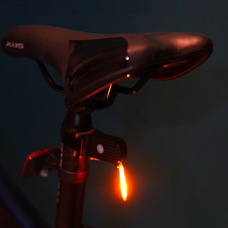 Modernes LED-Rücklicht fürs Fahrrad, stilvolles Design & helle Beleuchtung für urbane Radfahrten.