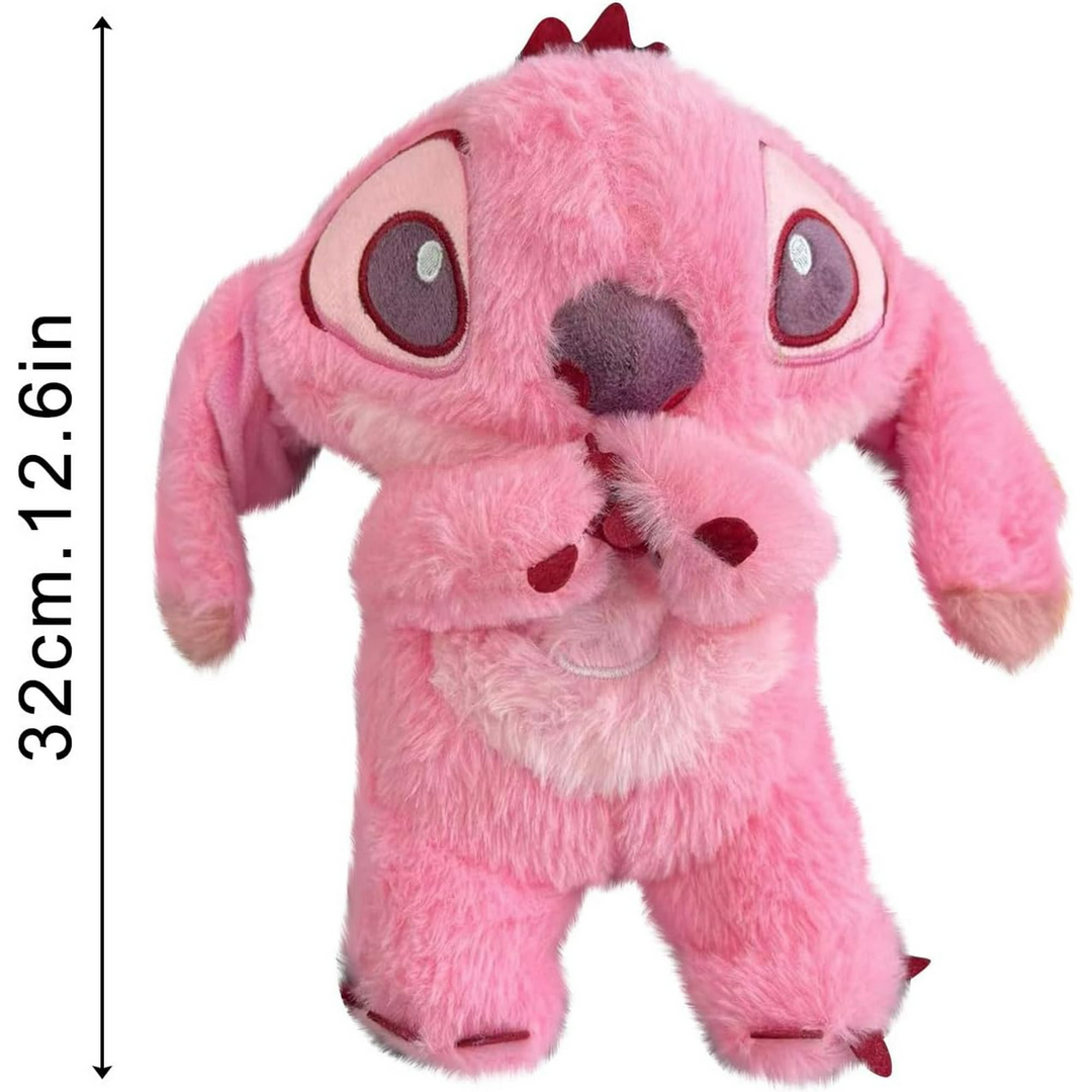 Kinderfreundliches Stitch Nachtlicht & Kuscheltier, leicht transportierbar für ruhige Nächte.