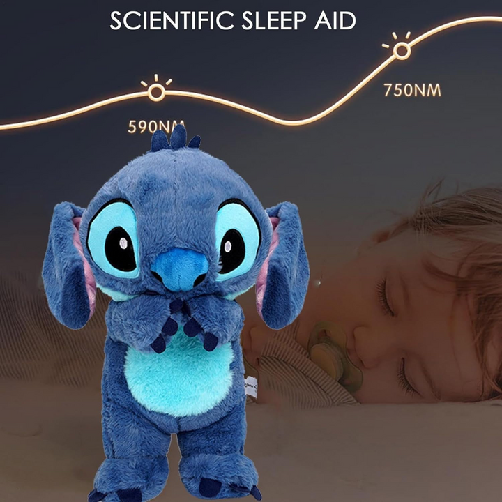 Leuchtendes Stitch Nachtlicht mit sanfter Musik, schafft entspannte Baby Schlafroutine.