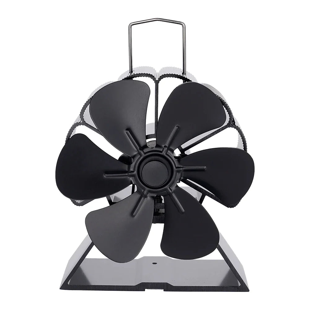Robuster, kompakter Kaminventilator, stromlos, ideal für Camping & Outdoor-Heizsysteme.