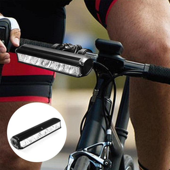 Fahrradbeleuchtung für hohe Sicherheit bei Nachtfahrten. Helle LED-Fahrradlampe, unisex, wasserdicht & robust.