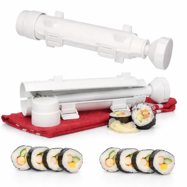 SushiParty Pro Sushi Maker, weiß, für einfache DIY Sushi Rollen zu Hause.