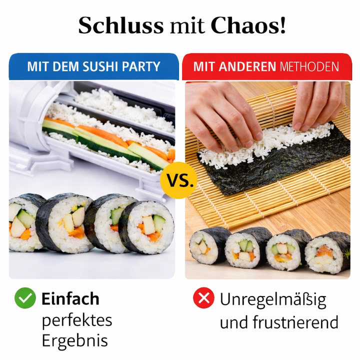 Tolles Geschenk für Kochbegeisterte: Sushi Maker für einfache, leckere selbstgemachte Sushi Partys.