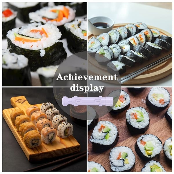 Frisch gerollte Sushi-Maki-Rollen, perfekt geformt mit dem SushiParty Pro Maker.