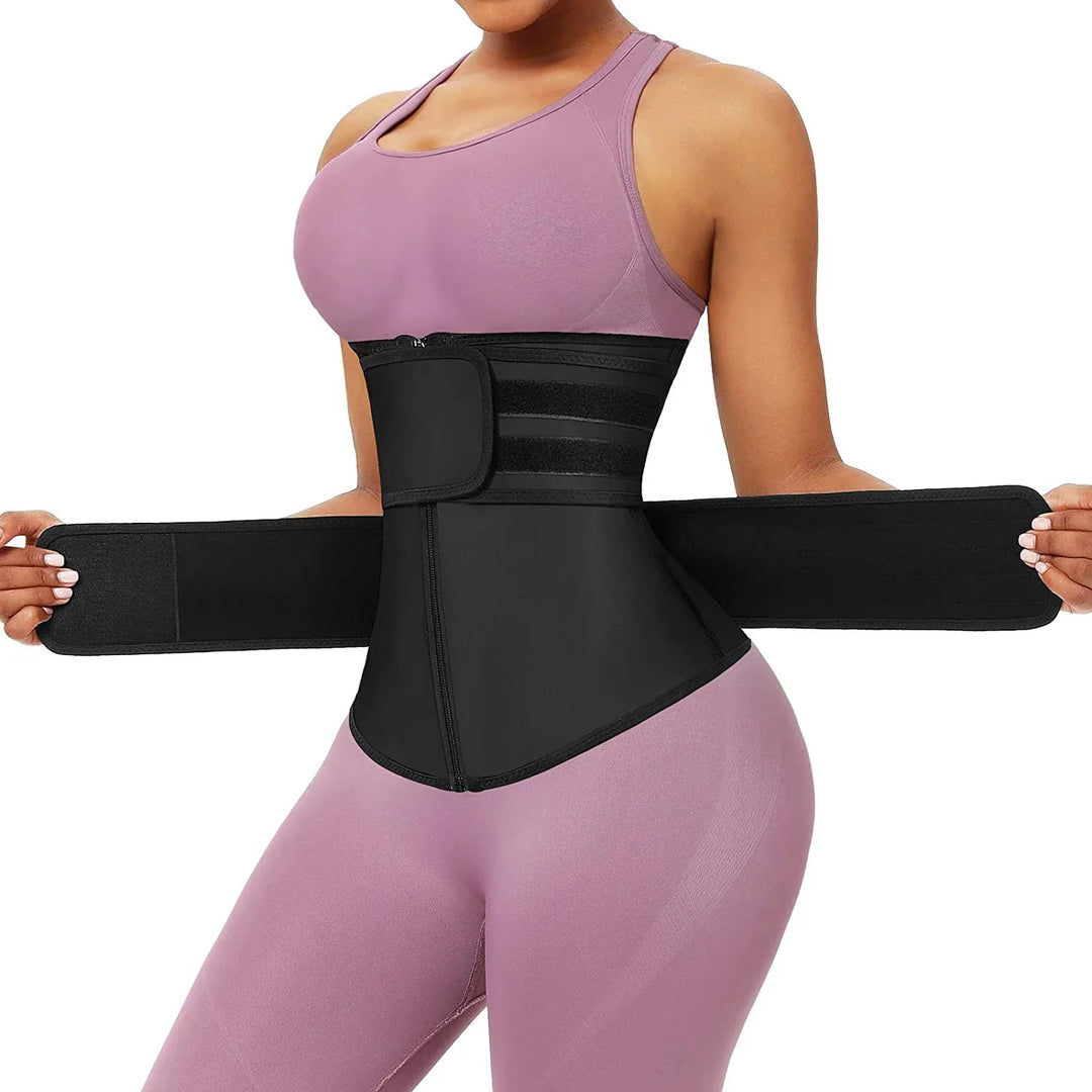 SweatPro Unisex Taillentrainer für effektives Bauch- und Taillentraining, unterstützt beim Sport und der Formung.