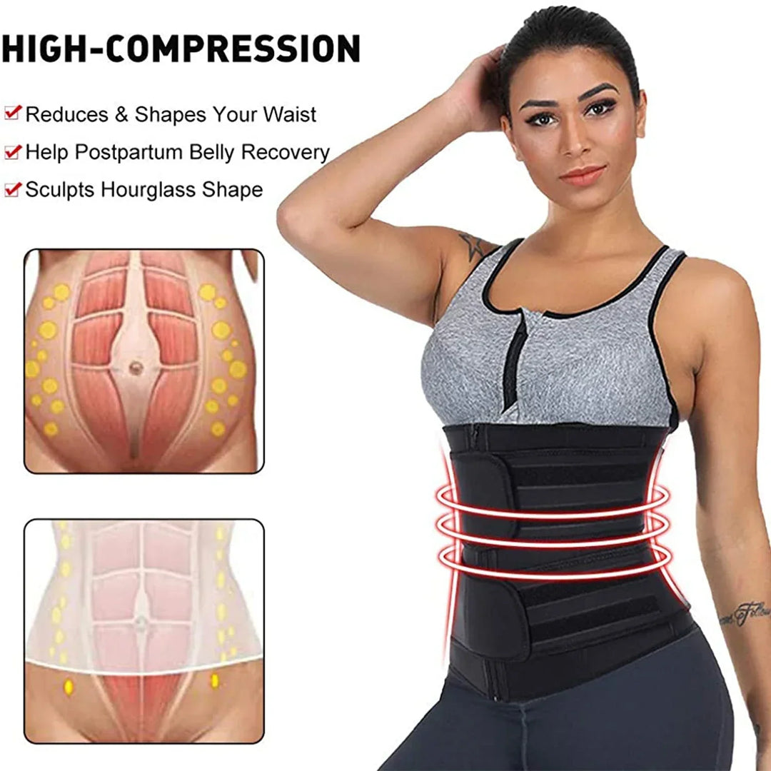 SweatPro Fitnessgürtel für Herren & Damen, ideal für Workouts, verbessert die Körperhaltung und stützt den Rücken.