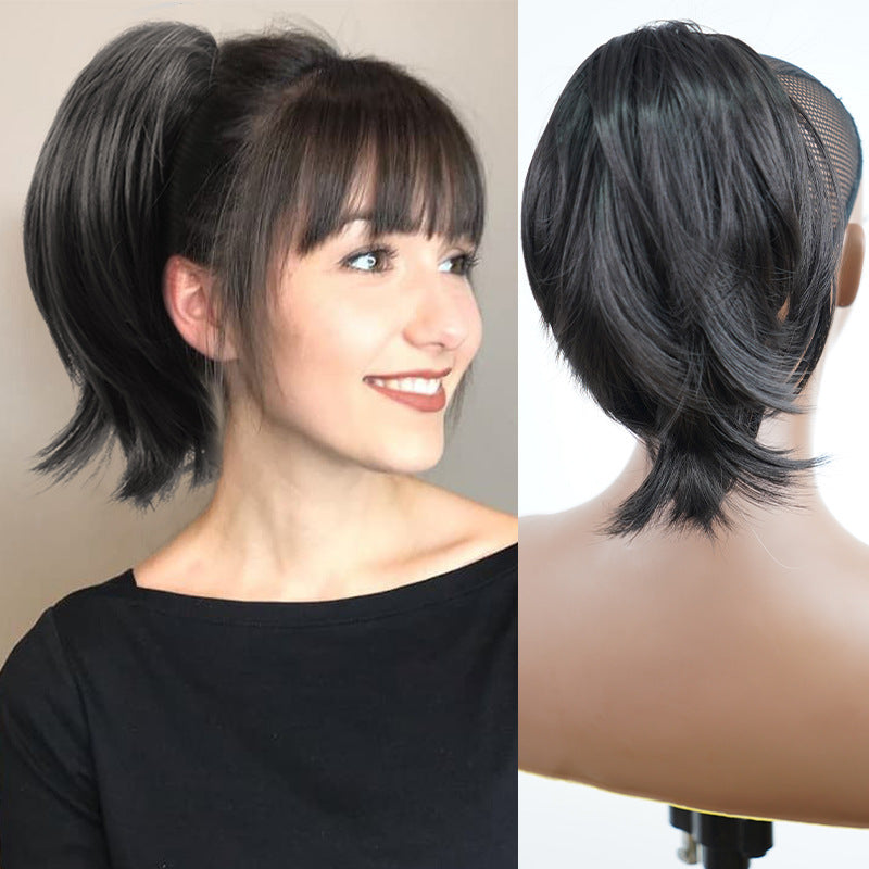 Damen Haarteil als Dutt oder Pferdeschwanz, synthetisch, für schnelle & elegante Hochsteckfrisuren.