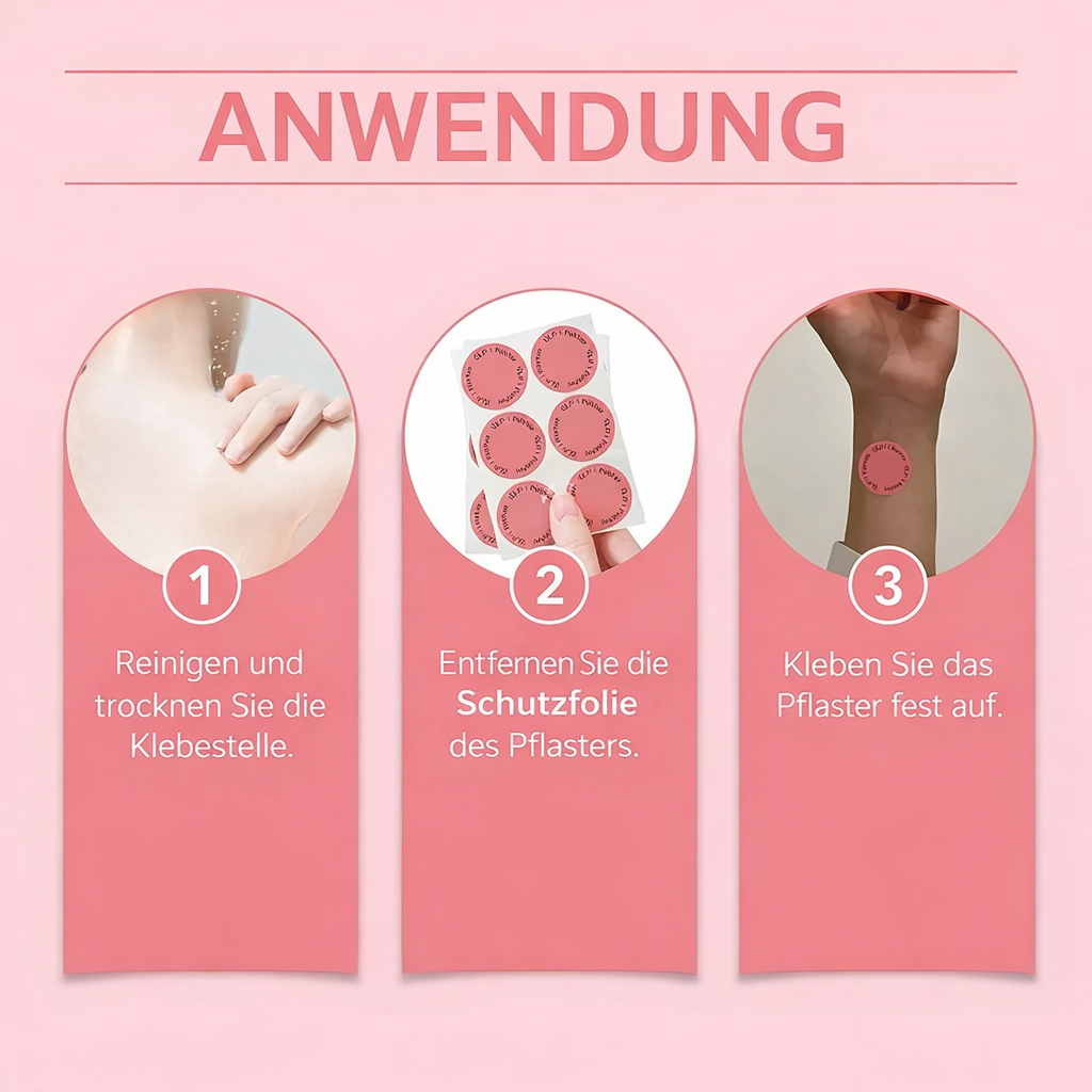 Stressfreies Wellness-Pflaster für tägliche Unterstützung, innere Balance & persönliches Wohlbefinden.