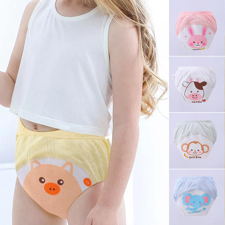 Wiederverwendbare Töpfchenhose für Jungen & Mädchen zum Sauberwerden. Atmungsaktive Baby-Unterwäsche fürs Töpfchentraining.