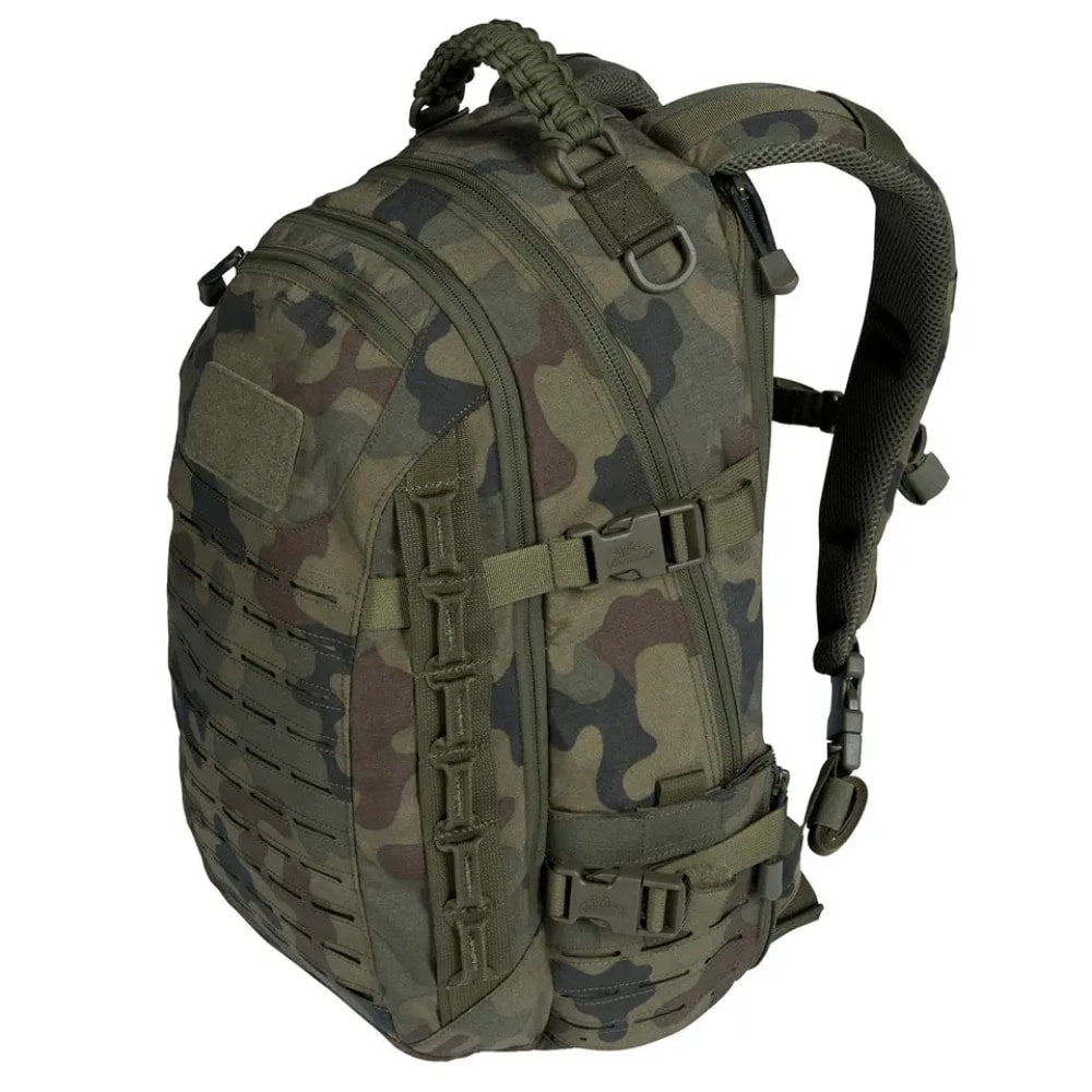 Ergonomischer 30L Wanderrucksack mit atmungsaktivem Rückenpaneel und verstellbaren Gurten für optimalen Tragekomfort.