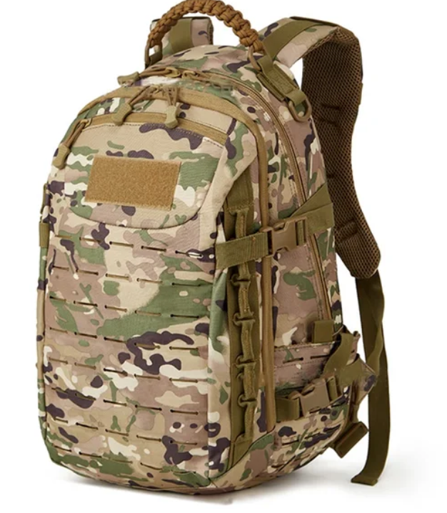 Vielseitiger, taktischer 30L Rucksack, wasserdicht und ergonomisch, perfekt für Wandern, Reisen und Outdoor-Sport.