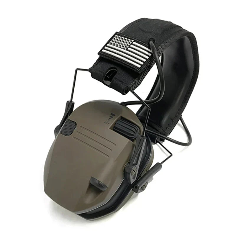 Leistungsstarker taktischer Gehörschutz für Schützen und Jäger, optimaler Lärmschutz bei Outdoor-Aktivitäten.