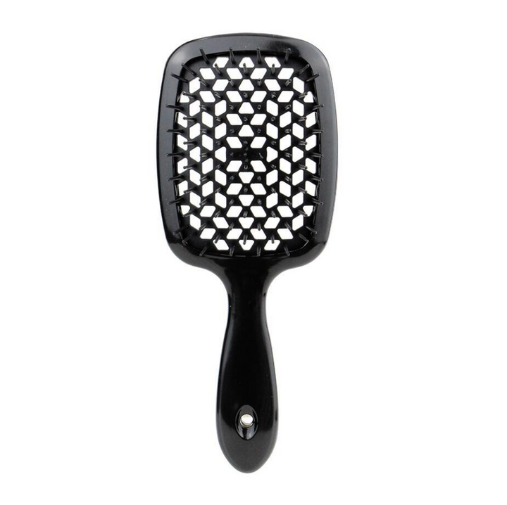 Sanfte TangleFree Haarbürste verhindert Knoten und Haarbruch; sorgt für glattes, gepflegtes Haar bei jeder Routine.