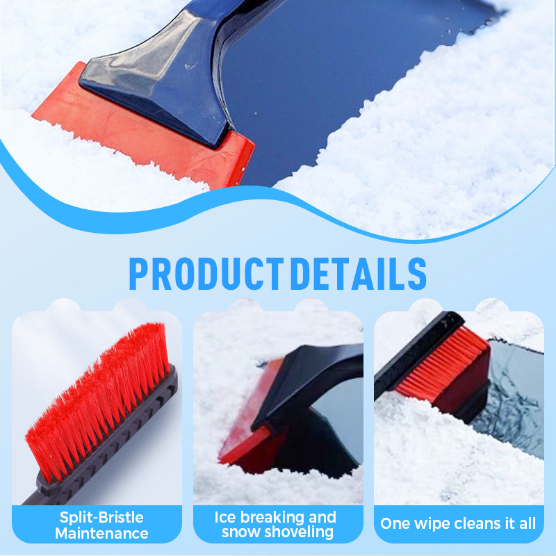 Praktischer Auto-Eisentferner und Schneebürste. Must-have für schnelle, schonende Autopflege im Winter.