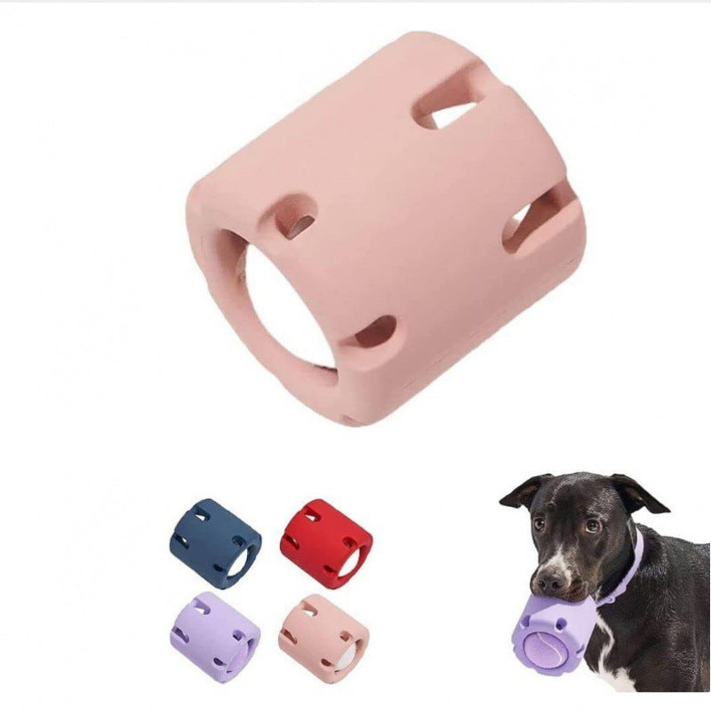 Tennisball-ähnliches Kauspielzeug, Tennis-Taumel für Hunde, fördert Spieltrieb und Aktivität.
