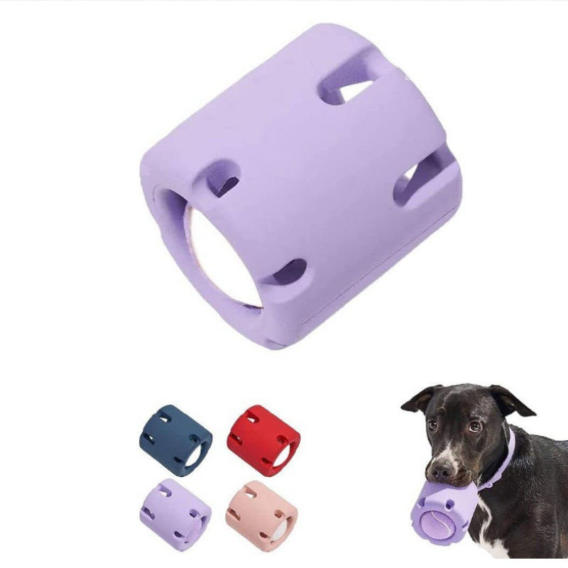 Vielseitiges Hundespielzeug: Tennis-Taumel für Kauen, Spielen und interaktive Aktivität.