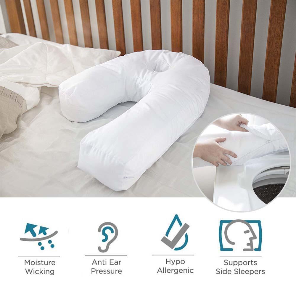 Ergonomisches therapeutisches Kissen, optimiert die Schlafposition für Gesundheit und Komfort.