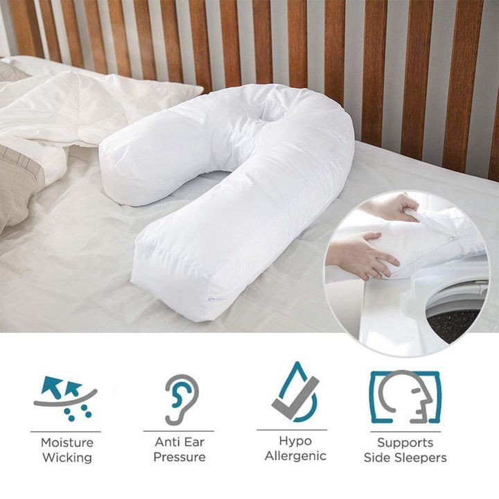 Ergonomisches therapeutisches Kissen, optimiert die Schlafposition für Gesundheit und Komfort.