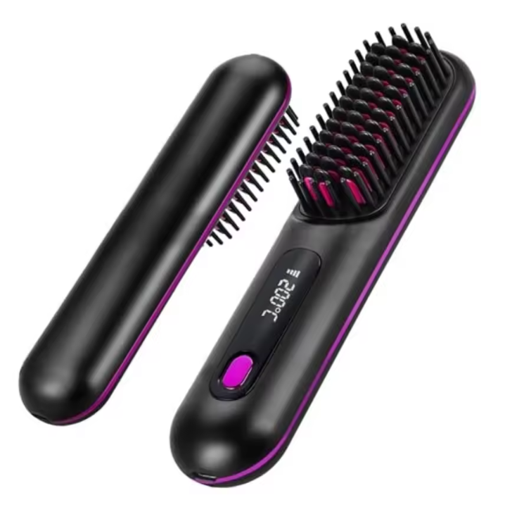 Thermische Styling-Bürste für Volumen und Glanz bei kurzem Haar und Pony. Schnelles und effektives Styling.