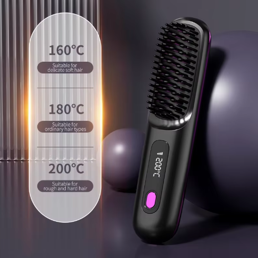 Stylingbürste mit Keramikborsten. Schützt das Haar und sorgt für Glanz und Volumen bei Kurzhaarfrisuren.