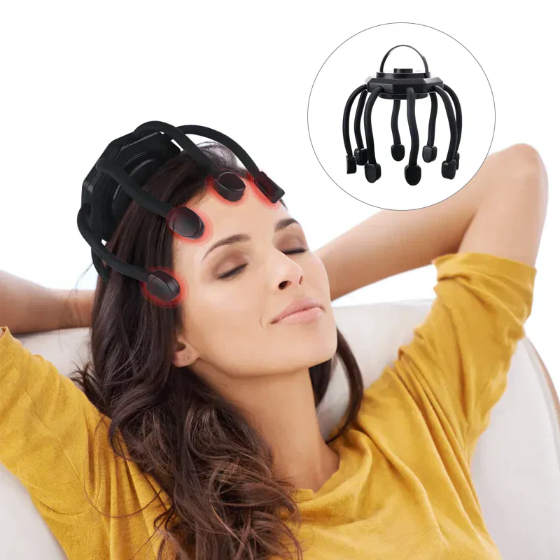 Ergonomisches Massagegerät für wohltuende Kopfhautpflege, Durchblutung & gesundes Haar.
