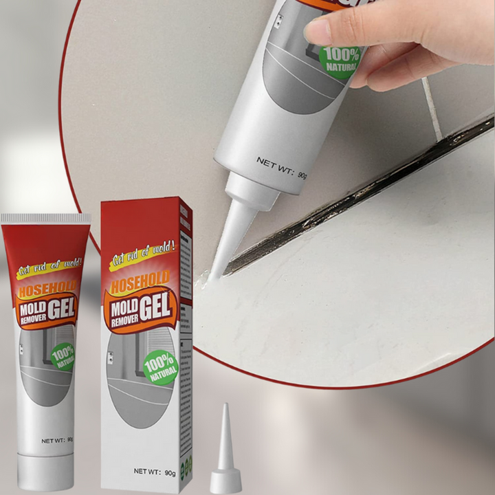 Tiefenwirksames Schimmelentferner Gel, geruchlos, 250 ml Flasche, ideal für die Schimmelreinigung im Bad.