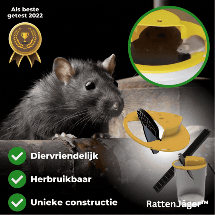 Effektive Eimerfalle für Nager, ungiftig & sicher. Humane Mausefalle zur Schädlingsbekämpfung in Keller und Haus.