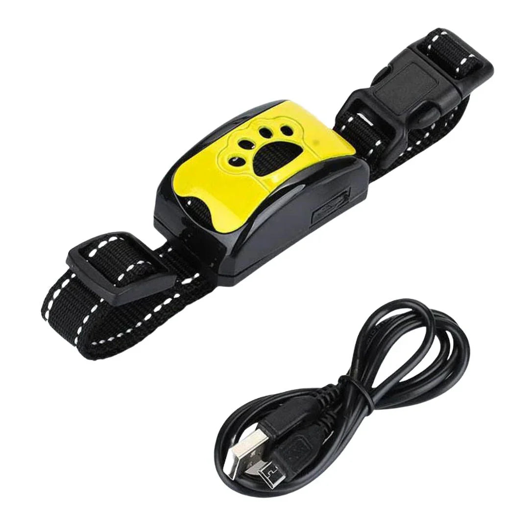Tiergerechtes Anti-Bell Hundehalsband mit Vibration für effektive Erziehung und Bellkontrolle beim Hundetraining.