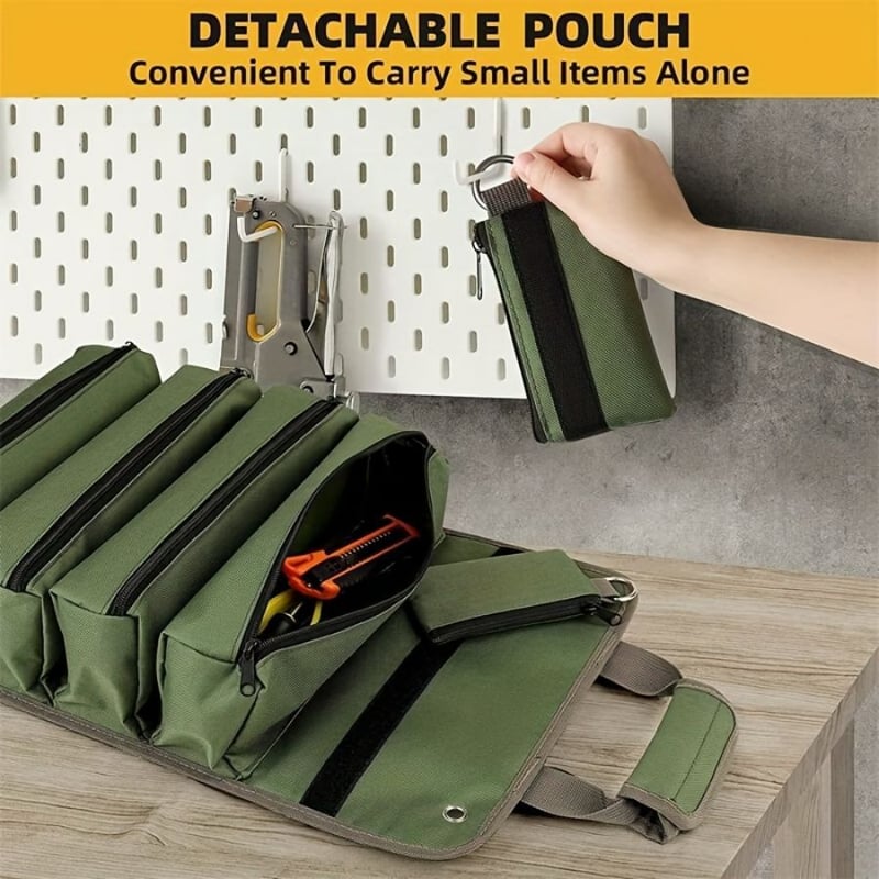 Praktische Werkzeugtasche für Baustelle, Montage, wasserabweisend & strapazierfähig.