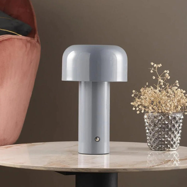 Tragbare USB-Nachttischlampe TOUCHGLOW, ideal für Schlafzimmer und als Ambientebeleuchtung.