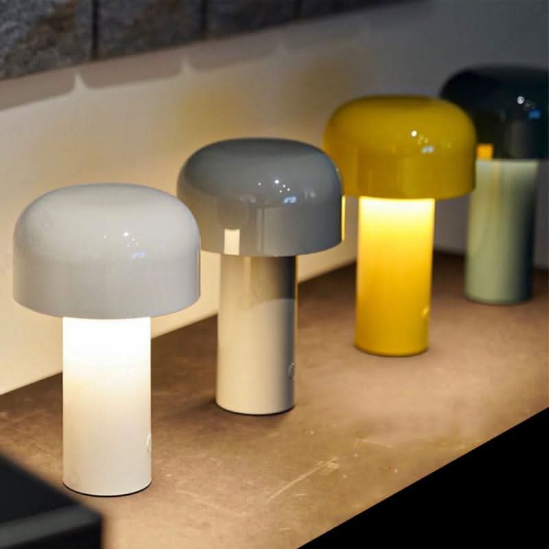 Stylische TOUCHGLOW Dekolampe für Wohnzimmer, USB-betrieben, einfache Touch-Bedienung.