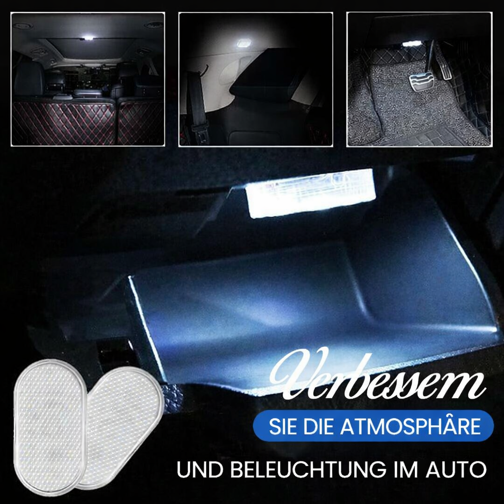 Elegante Touchsensor LED Innenbeleuchtung fürs Auto. Einfache Bedienung für sofortiges Licht im Fahrzeug.