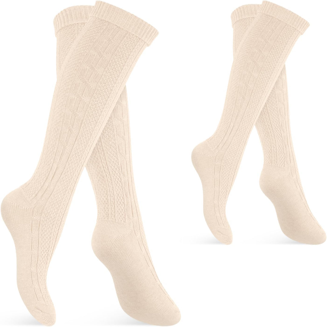 Authentische Trachtenstrümpfe (2er-Pack) als ideales Accessoire für Damen- & Herren Trachtenmode am Oktoberfest.