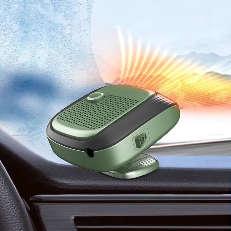 Kompakte tragbare Autoheizung, liefert Warmluft & schnellen Defrost für frostige Fahrten.