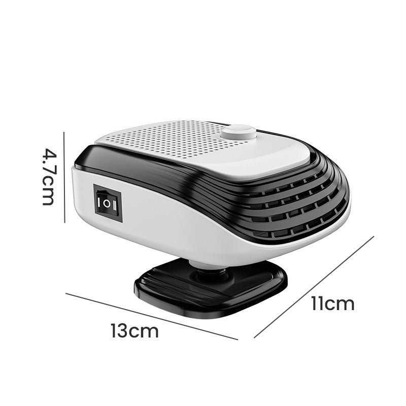 Tragbarer Auto Defroster & Heizlüfter für 24V Fahrzeuge, ideal für Warmluft im Winter.