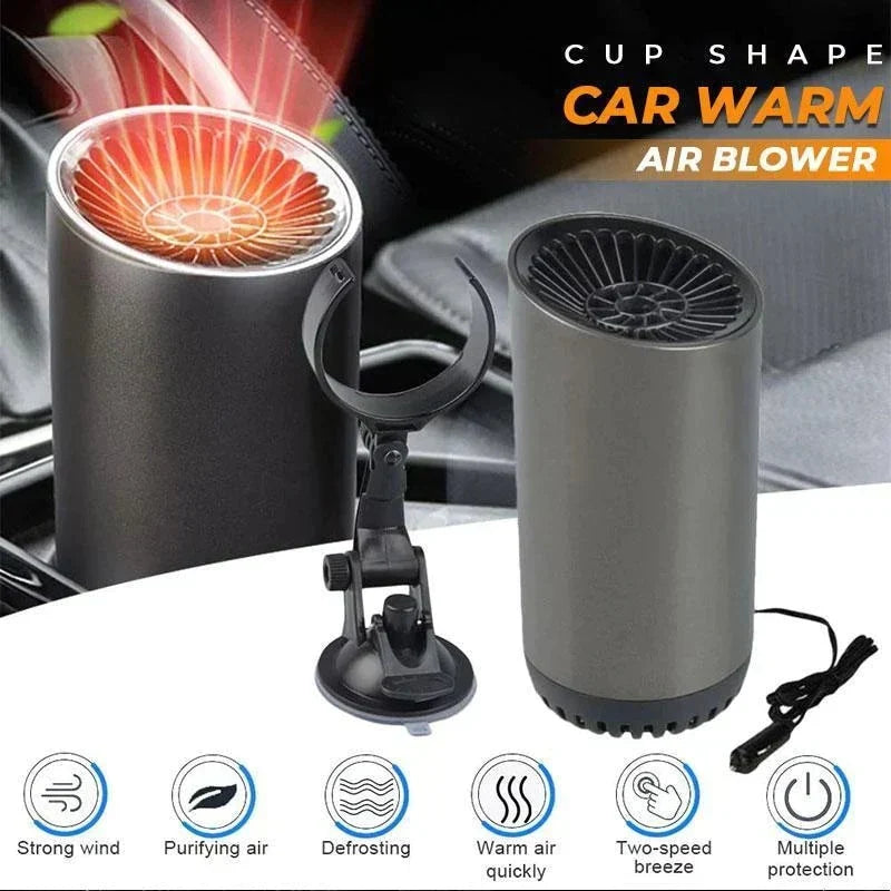 Kompakte 12V Autoheizung FrostClear sorgt für schnelle Wärme im Fahrzeuginnenraum an kalten Wintertagen.
